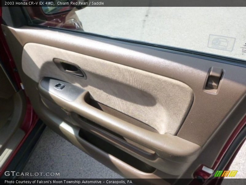 Chianti Red Pearl / Saddle 2003 Honda CR-V EX 4WD