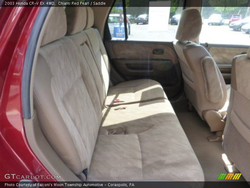 Chianti Red Pearl / Saddle 2003 Honda CR-V EX 4WD