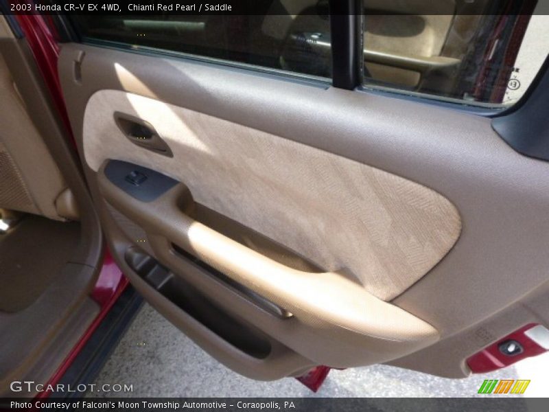 Chianti Red Pearl / Saddle 2003 Honda CR-V EX 4WD