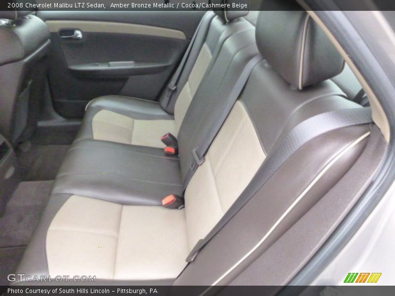Amber Bronze Metallic / Cocoa/Cashmere Beige 2008 Chevrolet Malibu LTZ Sedan