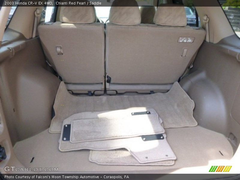 Chianti Red Pearl / Saddle 2003 Honda CR-V EX 4WD
