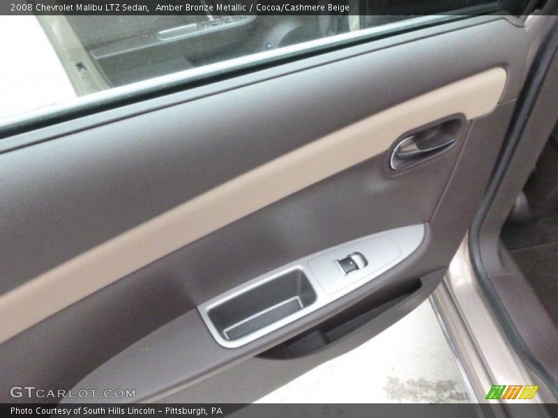 Amber Bronze Metallic / Cocoa/Cashmere Beige 2008 Chevrolet Malibu LTZ Sedan