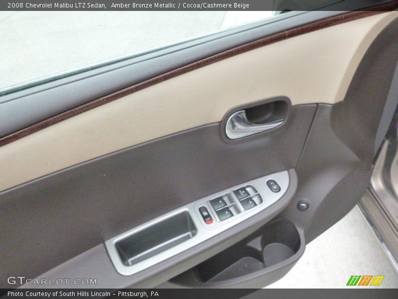 Amber Bronze Metallic / Cocoa/Cashmere Beige 2008 Chevrolet Malibu LTZ Sedan