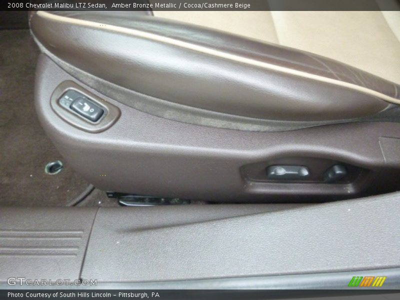 Amber Bronze Metallic / Cocoa/Cashmere Beige 2008 Chevrolet Malibu LTZ Sedan