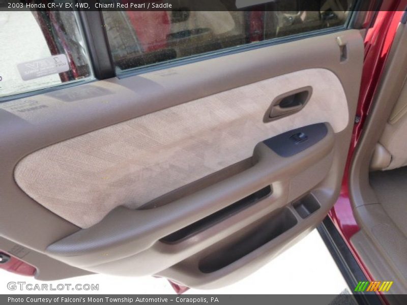 Chianti Red Pearl / Saddle 2003 Honda CR-V EX 4WD