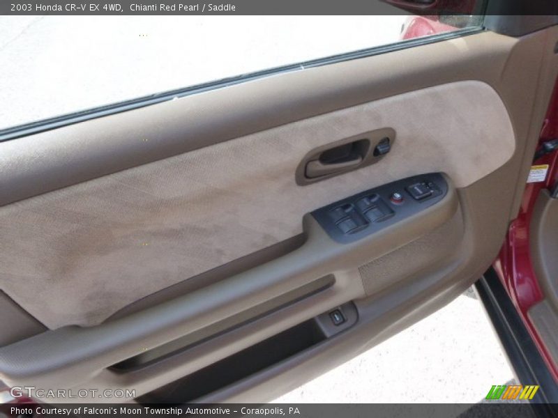 Chianti Red Pearl / Saddle 2003 Honda CR-V EX 4WD