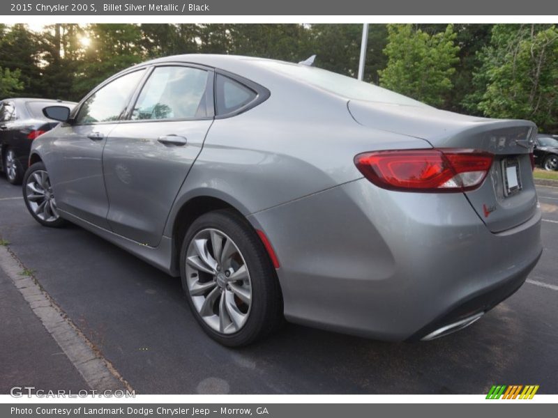 Billet Silver Metallic / Black 2015 Chrysler 200 S