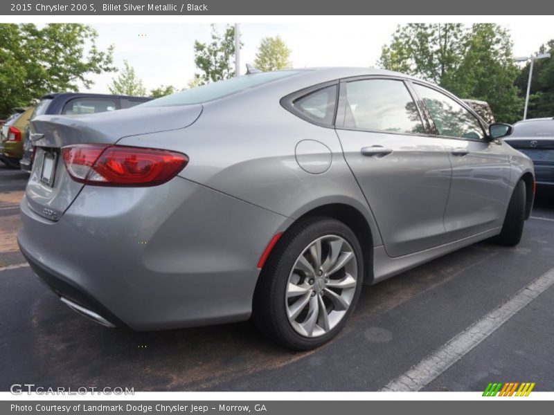Billet Silver Metallic / Black 2015 Chrysler 200 S