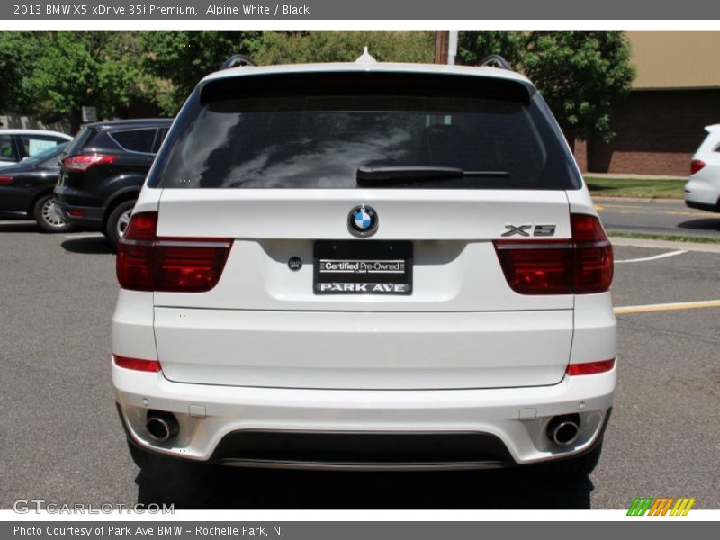 Alpine White / Black 2013 BMW X5 xDrive 35i Premium