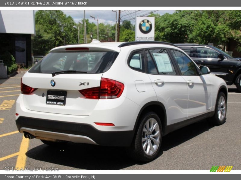 Alpine White / Black 2013 BMW X1 xDrive 28i