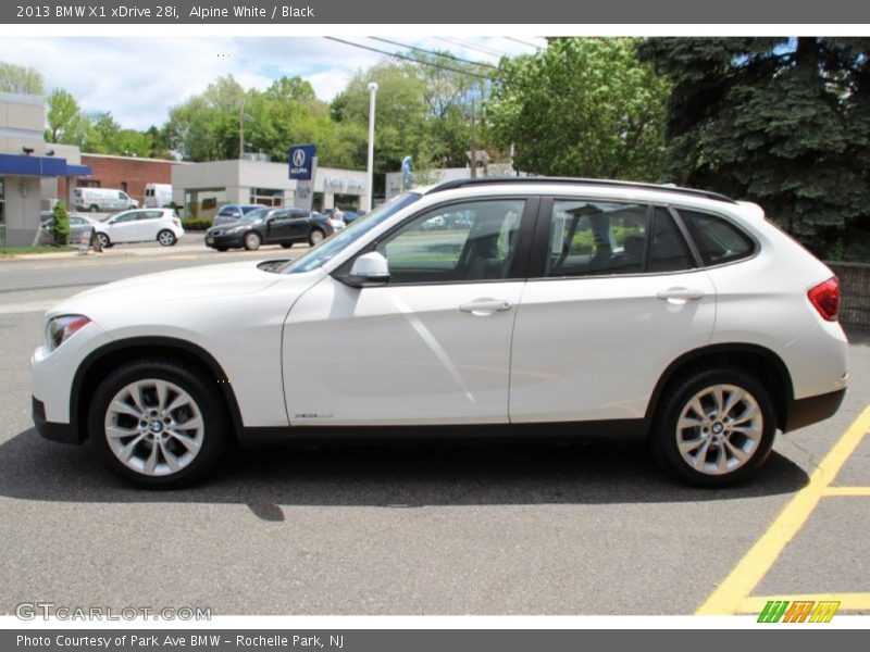 Alpine White / Black 2013 BMW X1 xDrive 28i