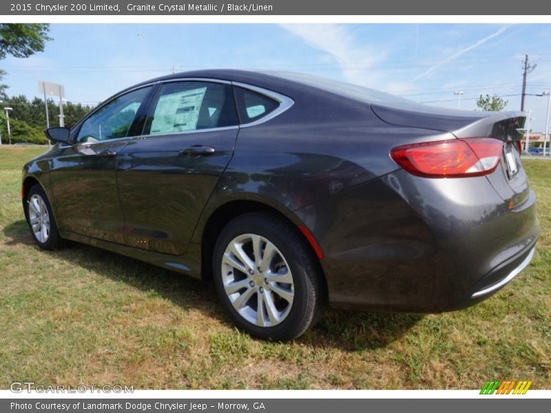 Granite Crystal Metallic / Black/Linen 2015 Chrysler 200 Limited