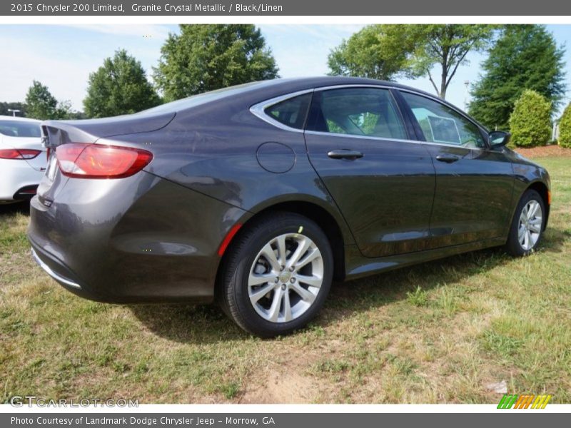 Granite Crystal Metallic / Black/Linen 2015 Chrysler 200 Limited