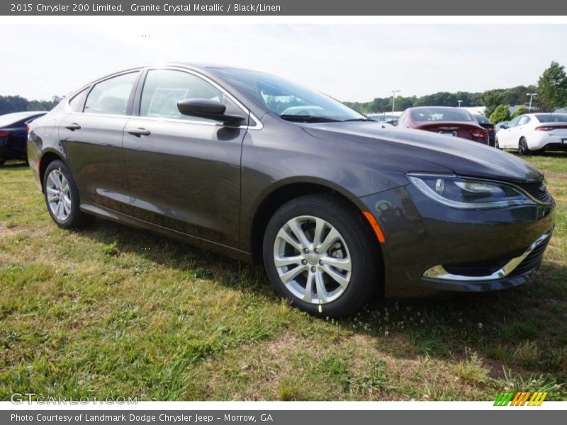Granite Crystal Metallic / Black/Linen 2015 Chrysler 200 Limited