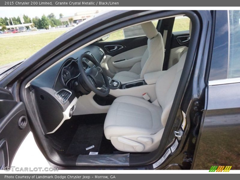 Granite Crystal Metallic / Black/Linen 2015 Chrysler 200 Limited