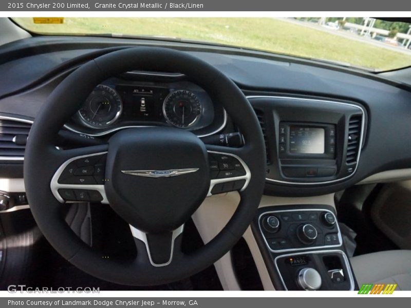 Granite Crystal Metallic / Black/Linen 2015 Chrysler 200 Limited