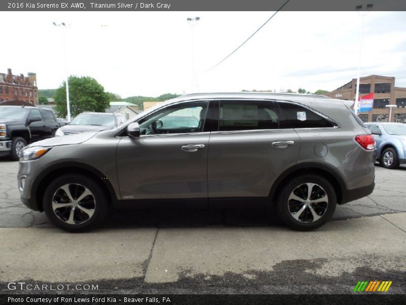 Titanium Silver / Dark Gray 2016 Kia Sorento EX AWD