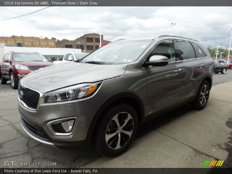 Titanium Silver / Dark Gray 2016 Kia Sorento EX AWD