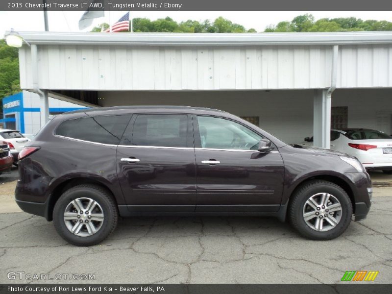 Tungsten Metallic / Ebony 2015 Chevrolet Traverse LT AWD