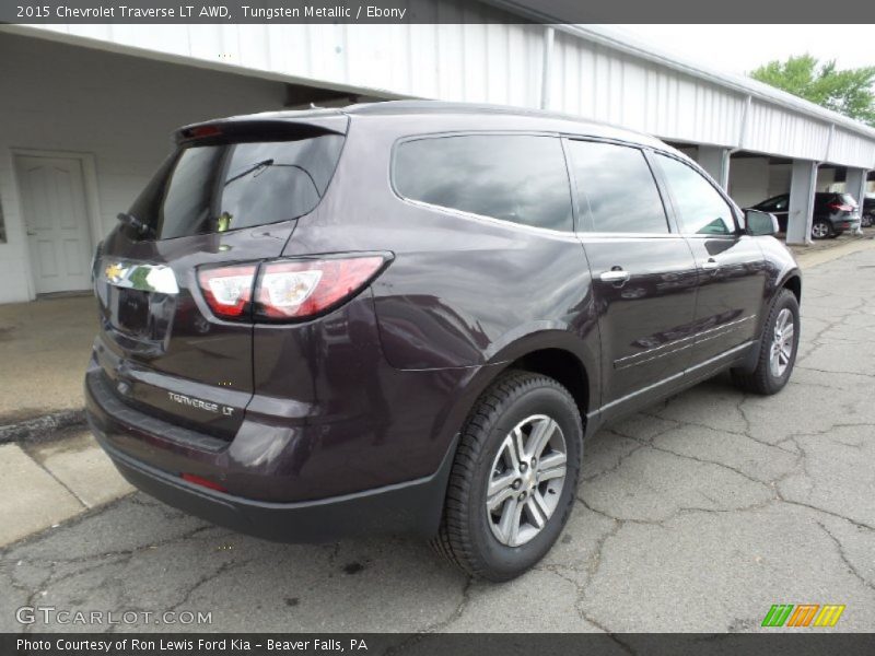 Tungsten Metallic / Ebony 2015 Chevrolet Traverse LT AWD