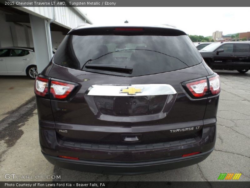 Tungsten Metallic / Ebony 2015 Chevrolet Traverse LT AWD