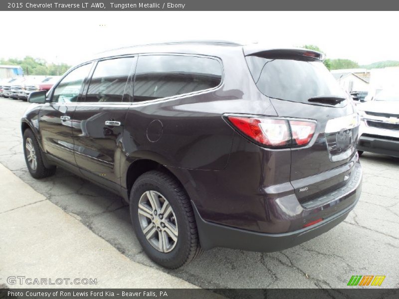 Tungsten Metallic / Ebony 2015 Chevrolet Traverse LT AWD