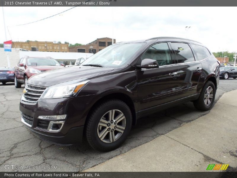 Tungsten Metallic / Ebony 2015 Chevrolet Traverse LT AWD