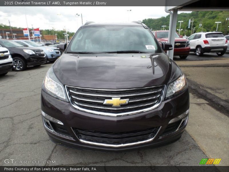 Tungsten Metallic / Ebony 2015 Chevrolet Traverse LT AWD