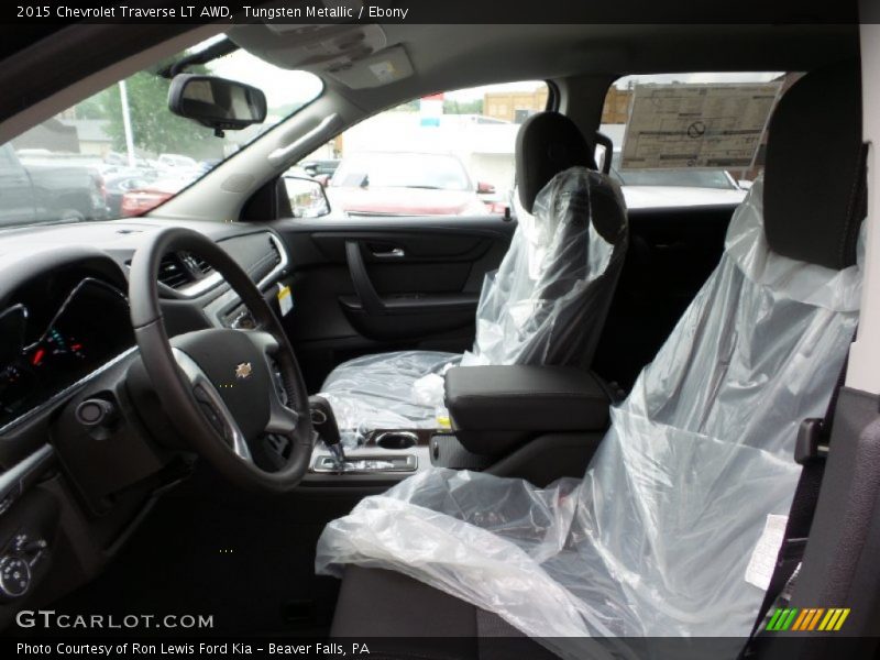 Tungsten Metallic / Ebony 2015 Chevrolet Traverse LT AWD