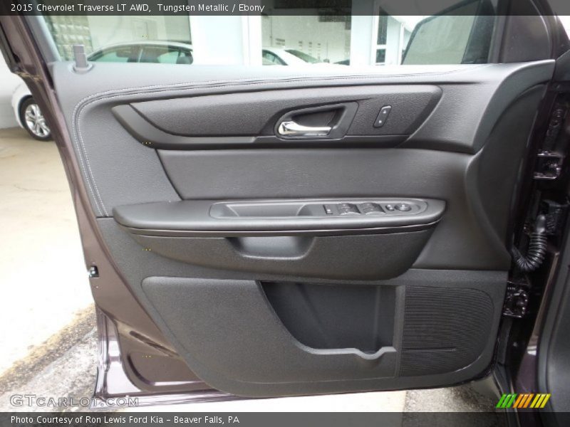 Tungsten Metallic / Ebony 2015 Chevrolet Traverse LT AWD