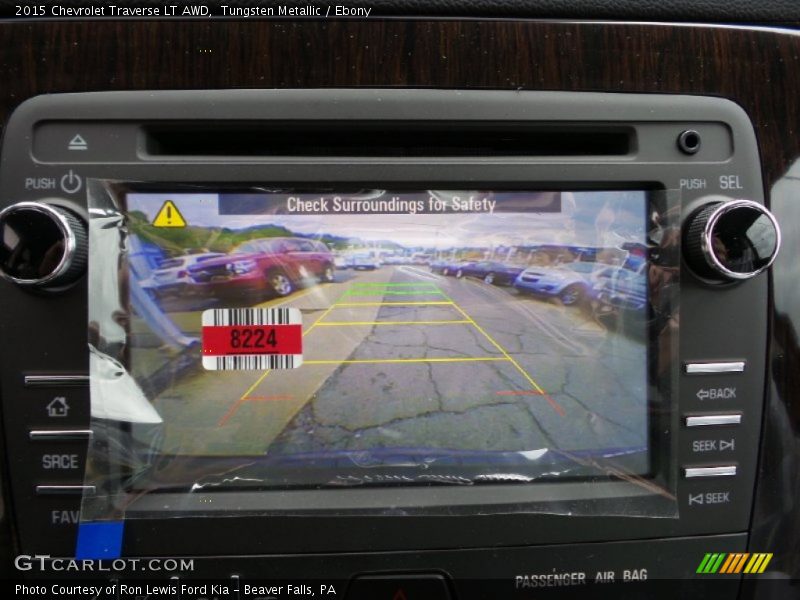 Tungsten Metallic / Ebony 2015 Chevrolet Traverse LT AWD