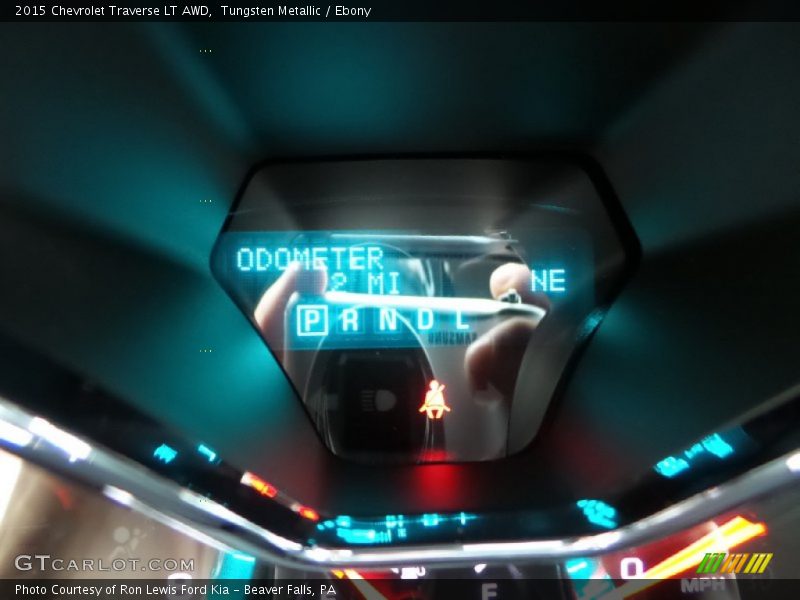 Tungsten Metallic / Ebony 2015 Chevrolet Traverse LT AWD