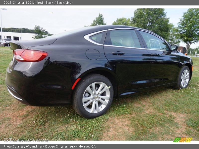 Black / Black/Linen 2015 Chrysler 200 Limited