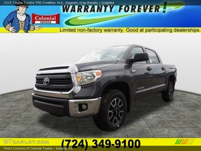 Magnetic Gray Metallic / Graphite 2015 Toyota Tundra TRD CrewMax 4x4