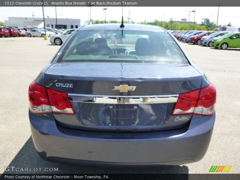 Atlantis Blue Metallic / Jet Black/Medium Titanium 2013 Chevrolet Cruze LS