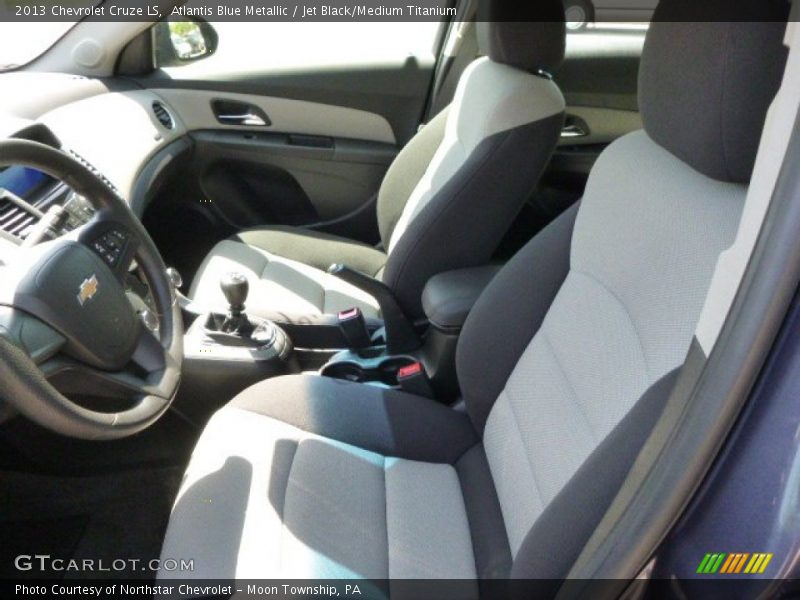 Atlantis Blue Metallic / Jet Black/Medium Titanium 2013 Chevrolet Cruze LS
