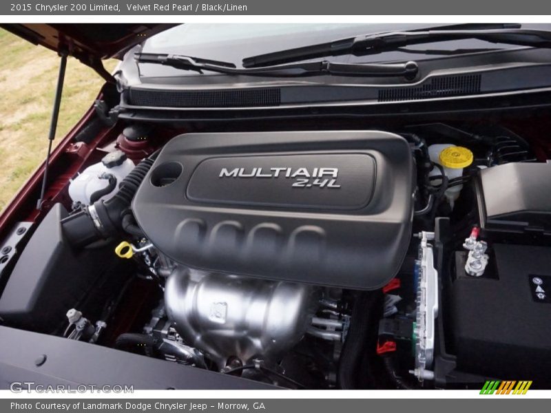 Velvet Red Pearl / Black/Linen 2015 Chrysler 200 Limited