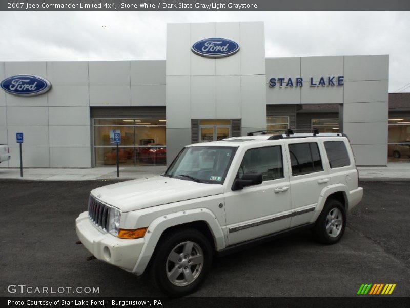 Stone White / Dark Slate Gray/Light Graystone 2007 Jeep Commander Limited 4x4