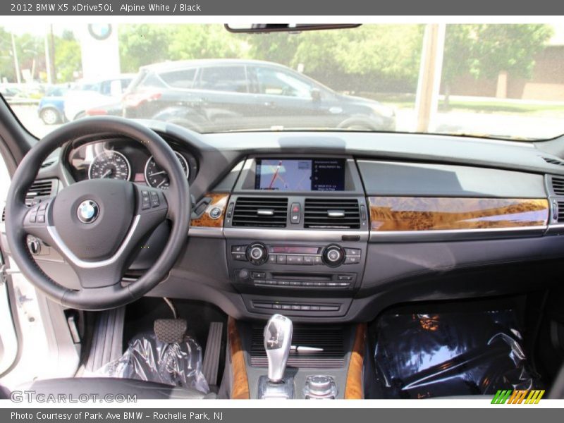 Alpine White / Black 2012 BMW X5 xDrive50i