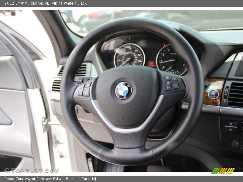 Alpine White / Black 2012 BMW X5 xDrive50i