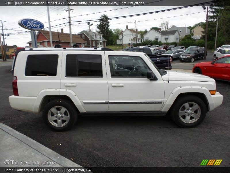 Stone White / Dark Slate Gray/Light Graystone 2007 Jeep Commander Limited 4x4