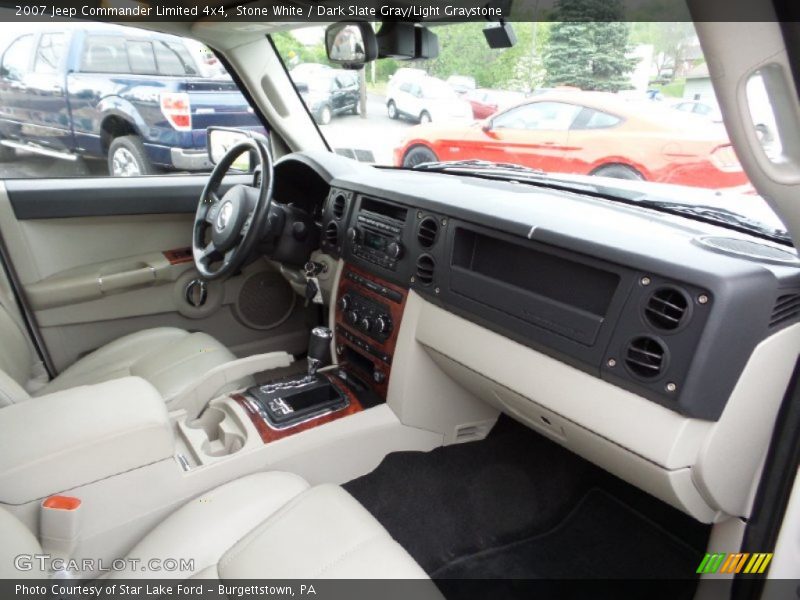Stone White / Dark Slate Gray/Light Graystone 2007 Jeep Commander Limited 4x4