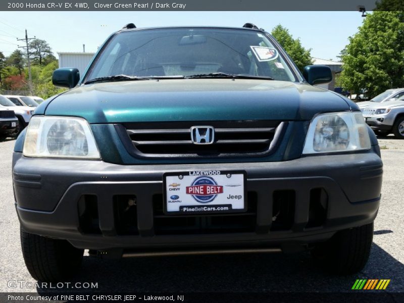 Clover Green Pearl / Dark Gray 2000 Honda CR-V EX 4WD