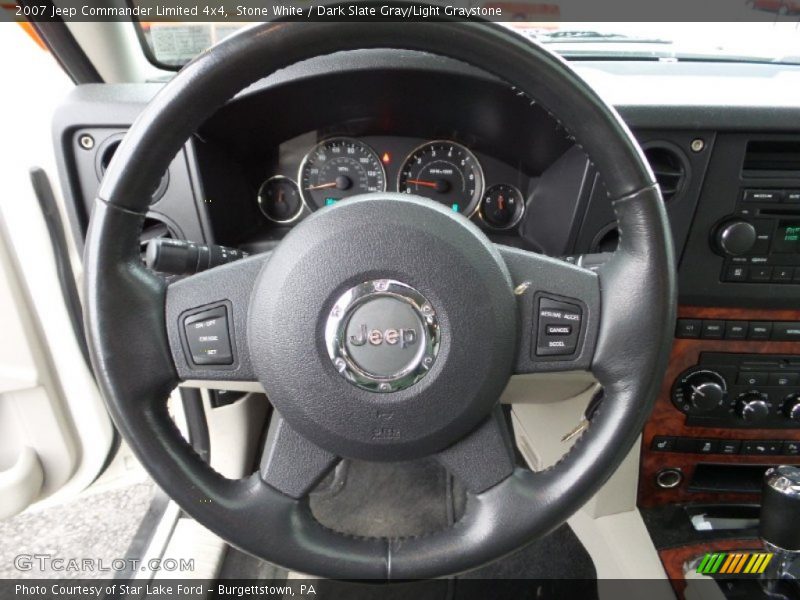 Stone White / Dark Slate Gray/Light Graystone 2007 Jeep Commander Limited 4x4