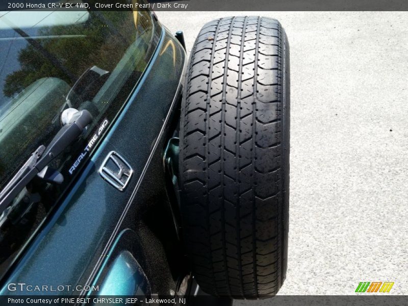 Clover Green Pearl / Dark Gray 2000 Honda CR-V EX 4WD