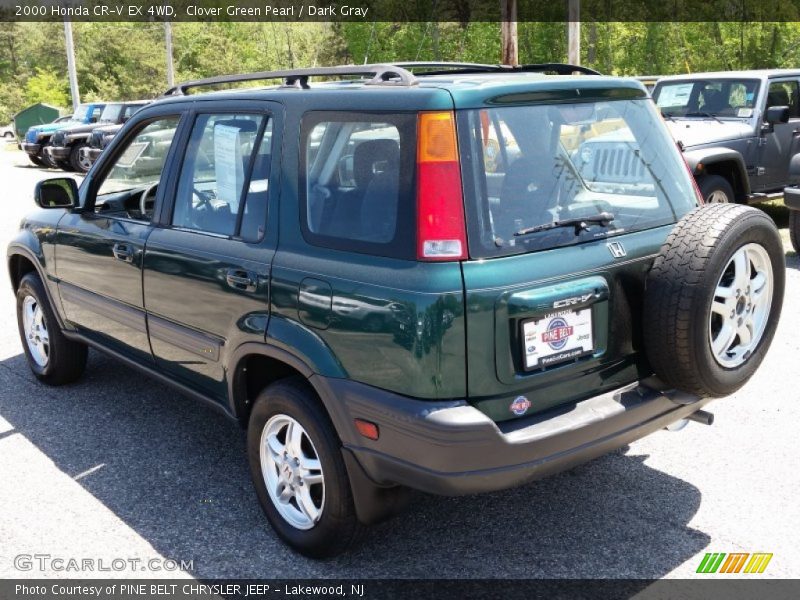 Clover Green Pearl / Dark Gray 2000 Honda CR-V EX 4WD
