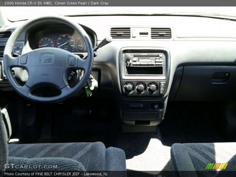 Clover Green Pearl / Dark Gray 2000 Honda CR-V EX 4WD