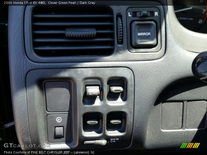 Clover Green Pearl / Dark Gray 2000 Honda CR-V EX 4WD