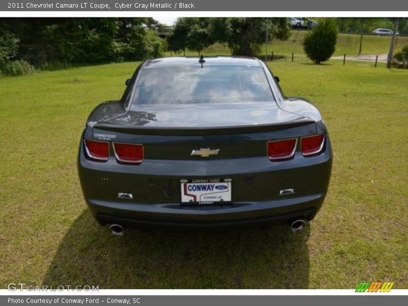 Cyber Gray Metallic / Black 2011 Chevrolet Camaro LT Coupe