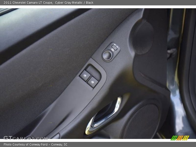 Cyber Gray Metallic / Black 2011 Chevrolet Camaro LT Coupe